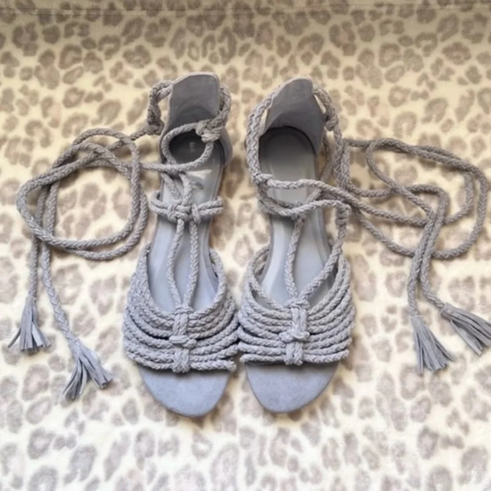 NEW Joie‎ Falk Skylark Boho Ankle Wrap Sandals